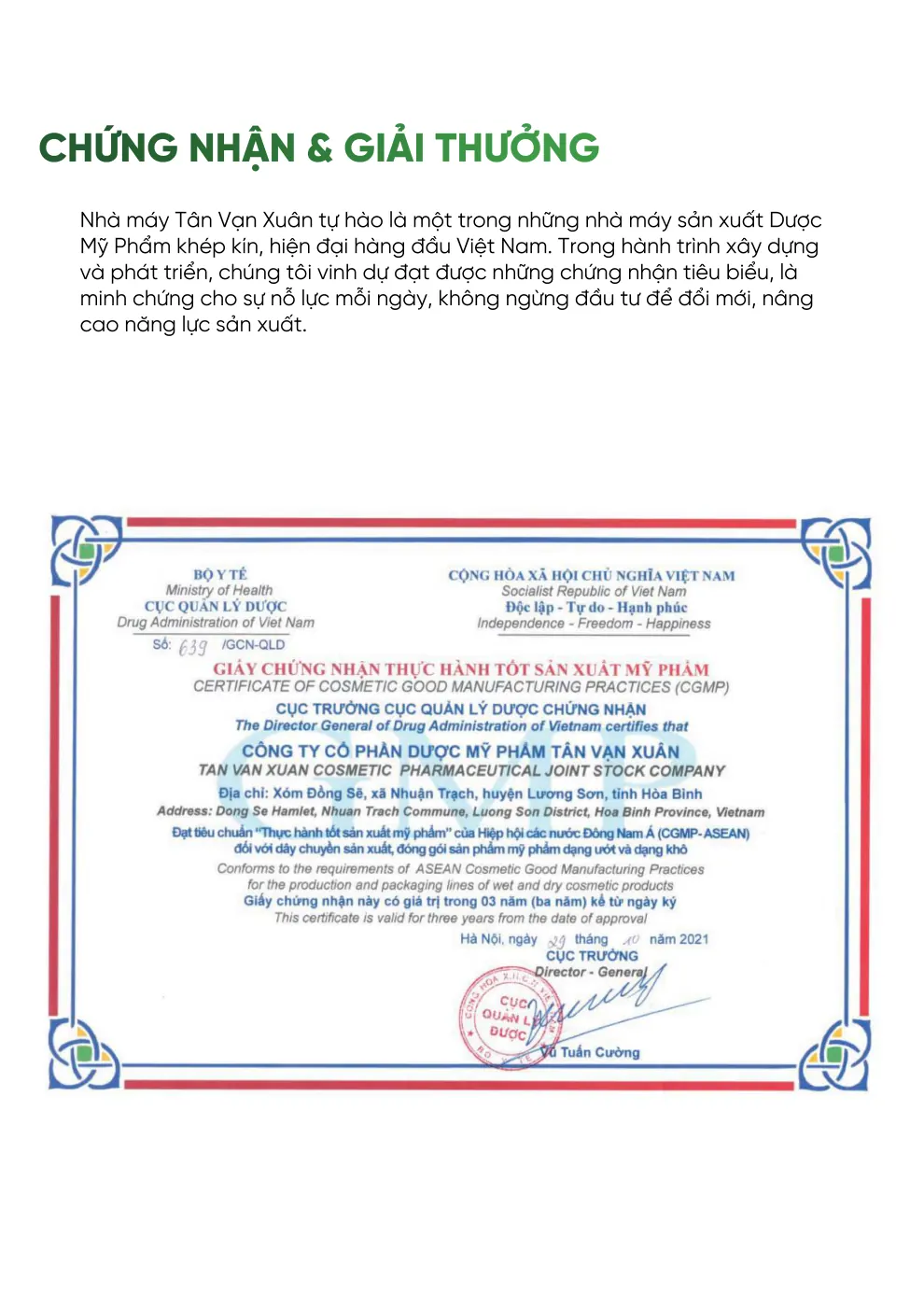 Hồ sơ năng lực Tân Vạn Xuân - trang 35