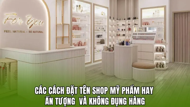 Cách Đặt Tên Shop Mỹ Phẩm Hay Ấn Tượng Và Không Đụng Hàng