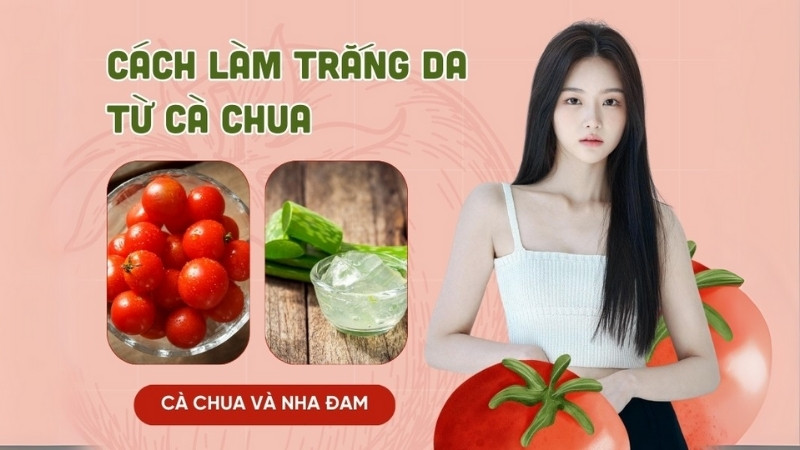 Cách làm mặt nạ dưỡng trắng tại nhà bằng cà chua