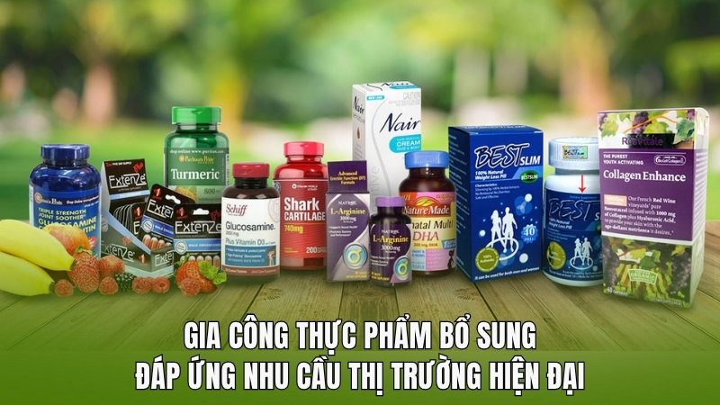 Gia Công Thực Phẩm Bổ Sung – Đáp Ứng Nhu Cầu Thị Trường Hiện Đại