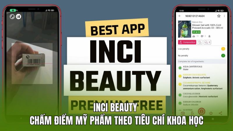 3. INCI Beauty – Chấm điểm mỹ phẩm theo tiêu chí khoa học