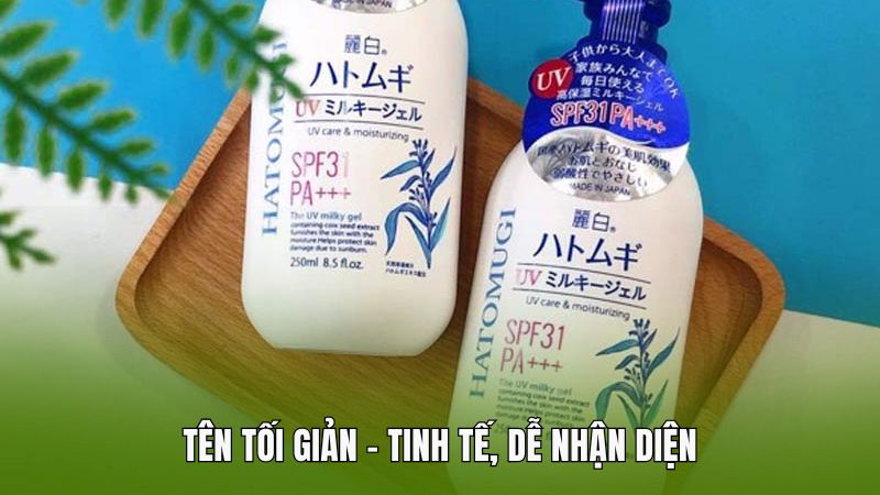 Tên tối giản – Tinh tế, dễ nhận diện