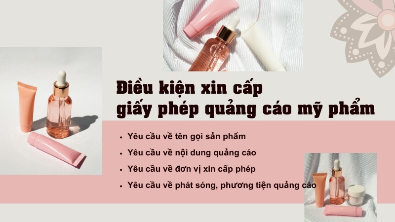 Điều kiện xin giấy phép quảng cáo mỹ phẩm theo quy định mới nhất