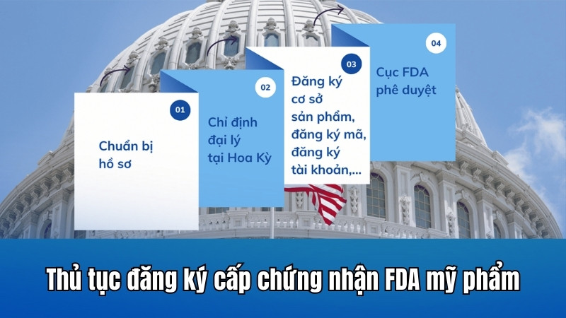 Hướng dẫn đăng ký chứng nhận FDA trong mỹ phẩm