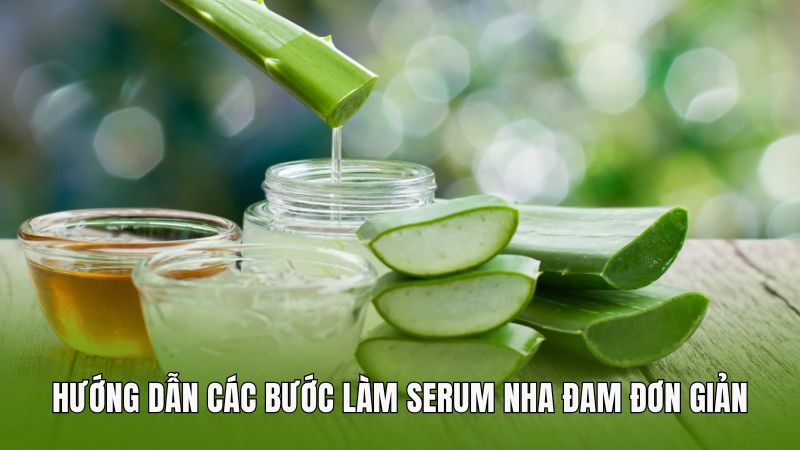 Hướng dẫn các bước làm serum nha đam đơn giản