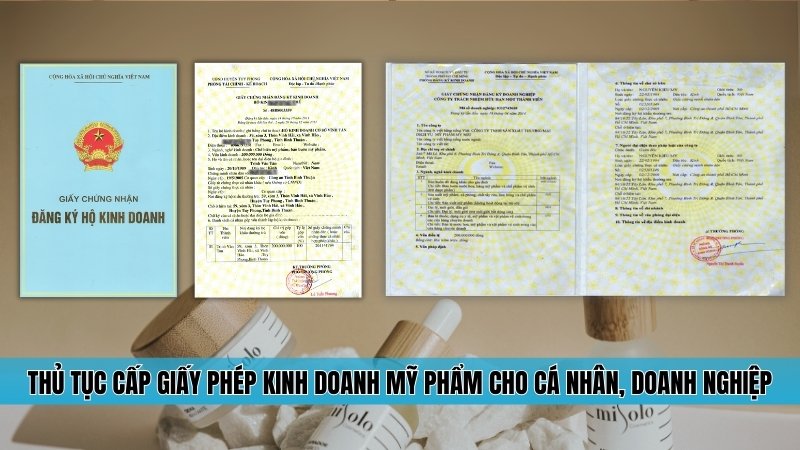 Thủ tục cấp phép cho cá nhân, doanh nghiệp kinh doanh mỹ phẩm