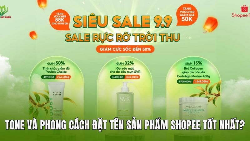 Tone và phong cách đặt tên sản phẩm Shopee tốt nhất?