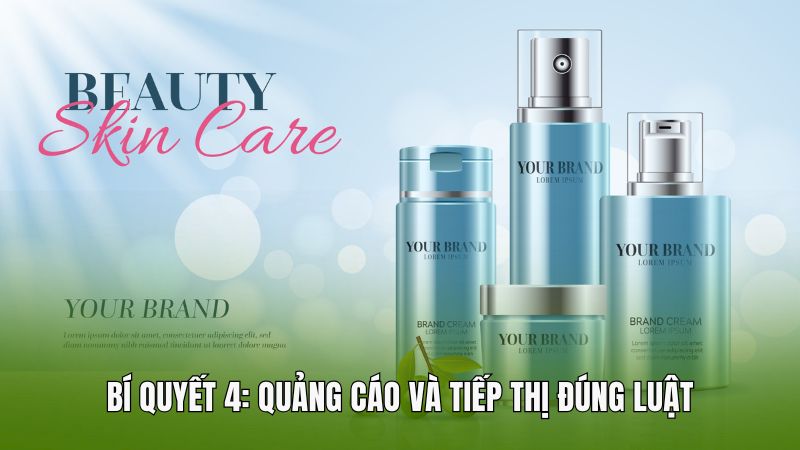 Bí quyết 4: Quảng cáo và tiếp thị đúng luật