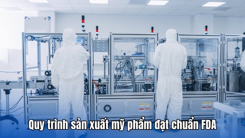 Quy trình sản xuất mỹ phẩm đạt chuẩn FDA
