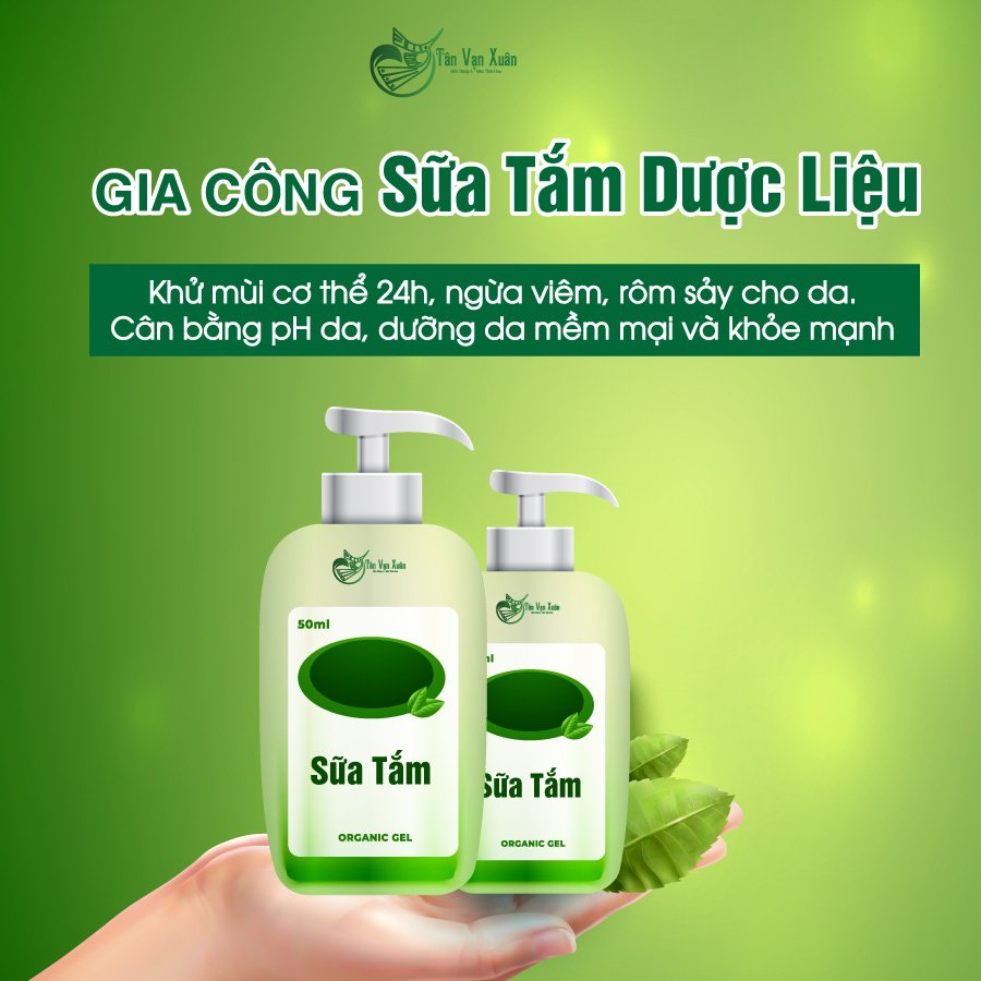 Sữa tắm, tắm trắng thảo dược