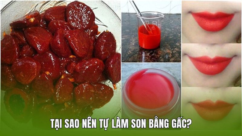 Mẹo bảo quản và sử dụng son gấc handmade