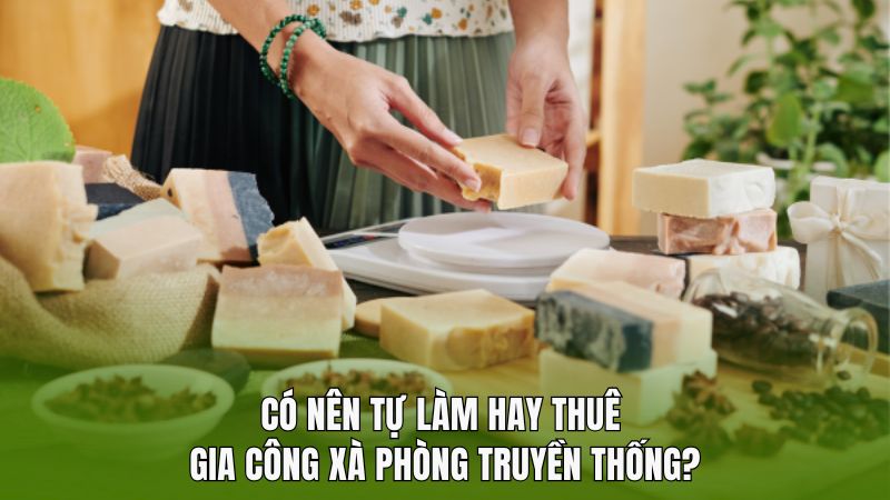 Có nên tự làm hay thuê gia công xà phòng truyền thống?