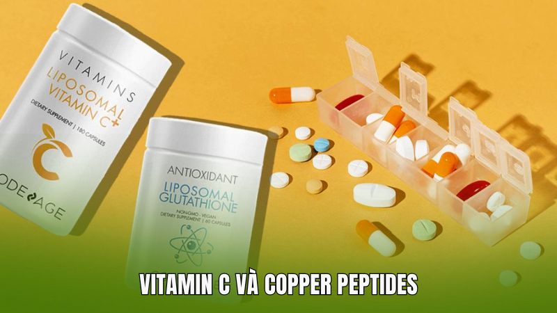 Vitamin C và Copper Peptides