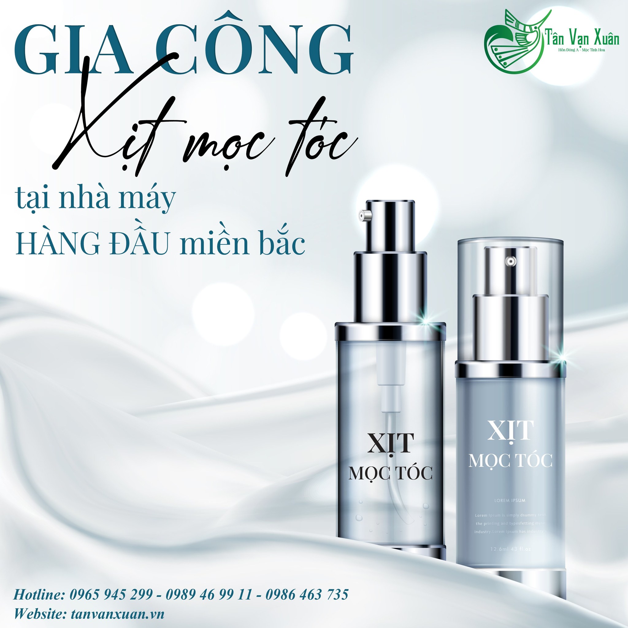 Gia công xịt mọc tóc