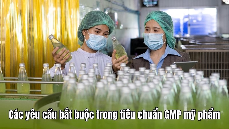 Các yêu cầu bắt buộc trong tiêu chuẩn GMP mỹ phẩm